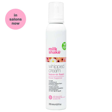 crema acondicionadora de Leche Sin Enjuague con Fragancia Floral -Leave-in Treatments Conditioning whipped cream flower fragrance