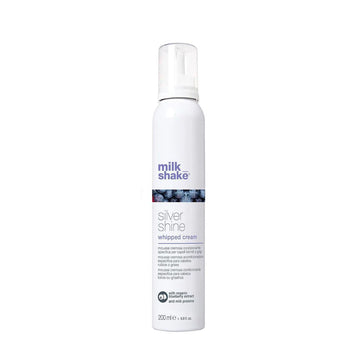 crema acondicionadora de leche acondicionadora sin enjuague para cabellos rubios o grises -Silver Shine Whipped Cream