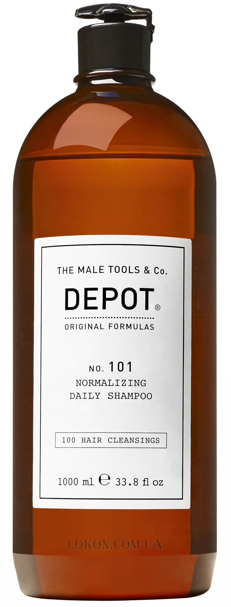 Depot 101 Normalizing Daily Shampoo (1 Lt) Shampoo Normalizador y Tonificante para Cabello Normal
