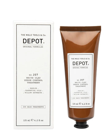 Depot 207 White Clay Sebum Control Treatment (125ml) - Tratamiento de Control de Sebo con Arcilla Blanca