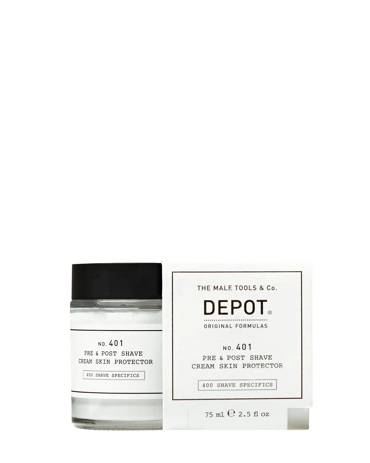 Depot 401 Pre & Post Shave Cream Skin Protector 75 ml -Crema Protectora Pre y Post Afeitado