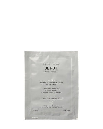 Depot 806 Toning & Revitalizing Face Mask 12 Pcs - DEPOT 806 - Mascarilla Facial Tonificante y Revitalizante