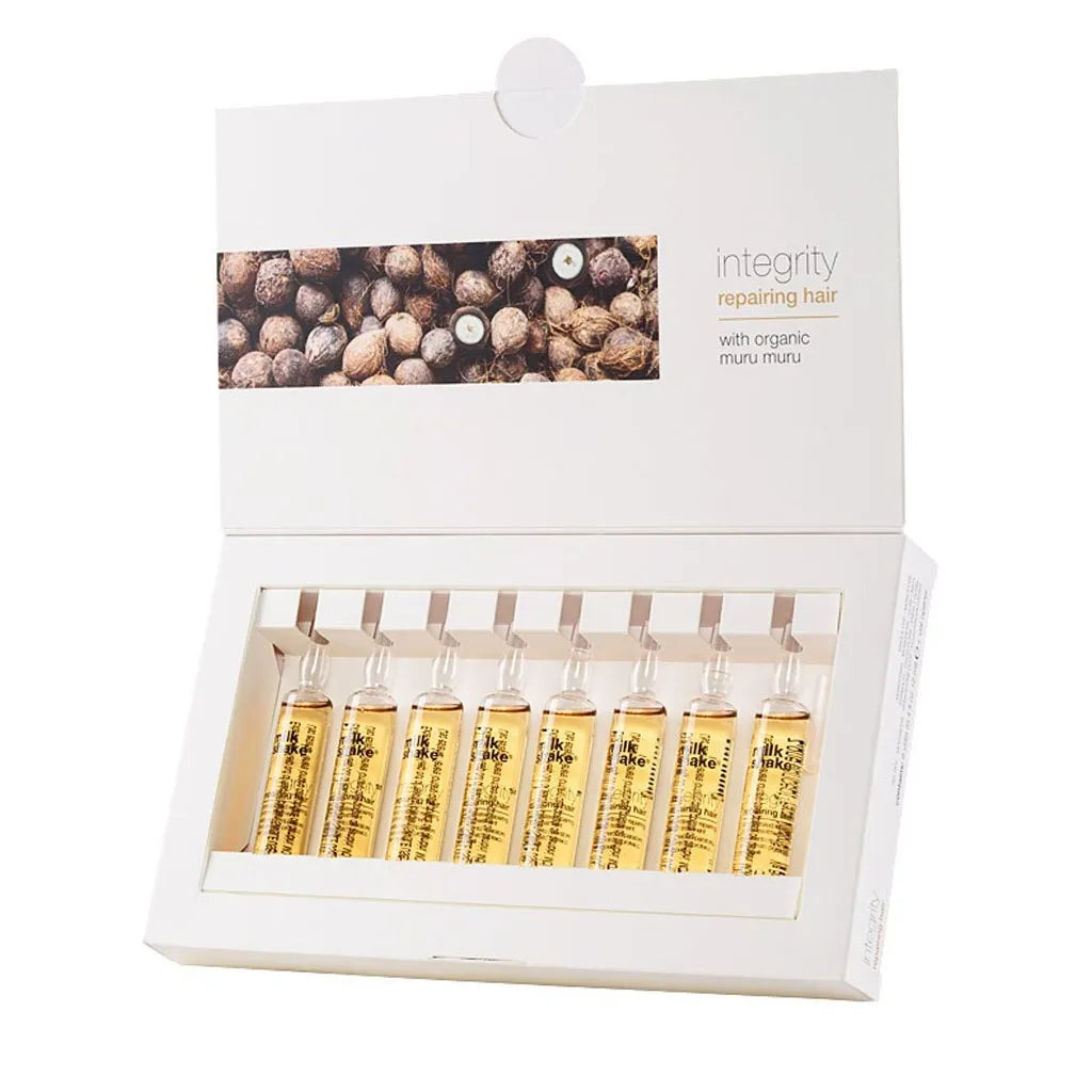 Loción Reparadora para el Cabello Integrity de Milk Shake Integrity System - 8 Ampollas de 12ml - Integrity System Integrity Repairing Hair Lotion 8 Fiale 12Ml